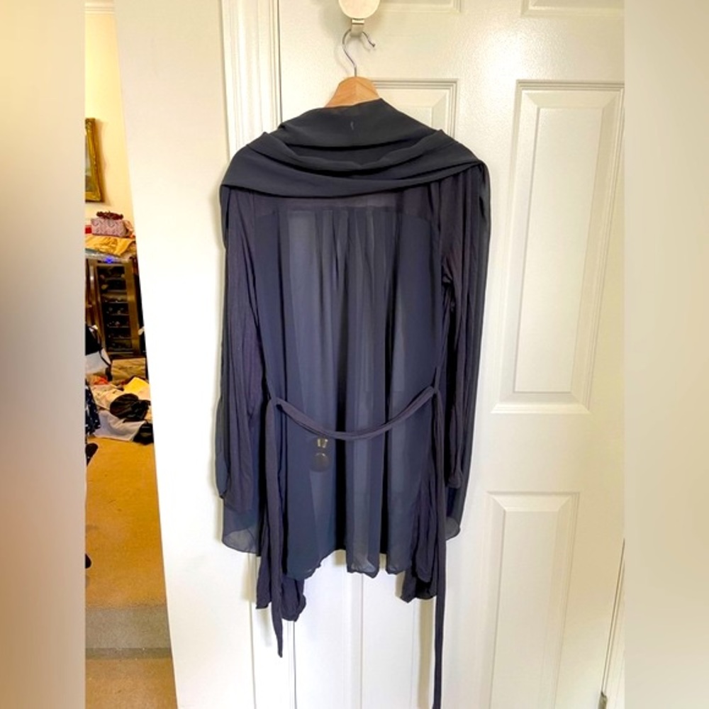 Monoreno Shear Cardigan With Removeable Shear Sca… - image 2